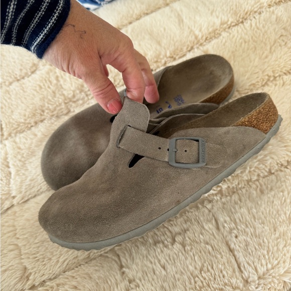 Birkenstock Boston Clog- Suede - Picture 2 of 6
